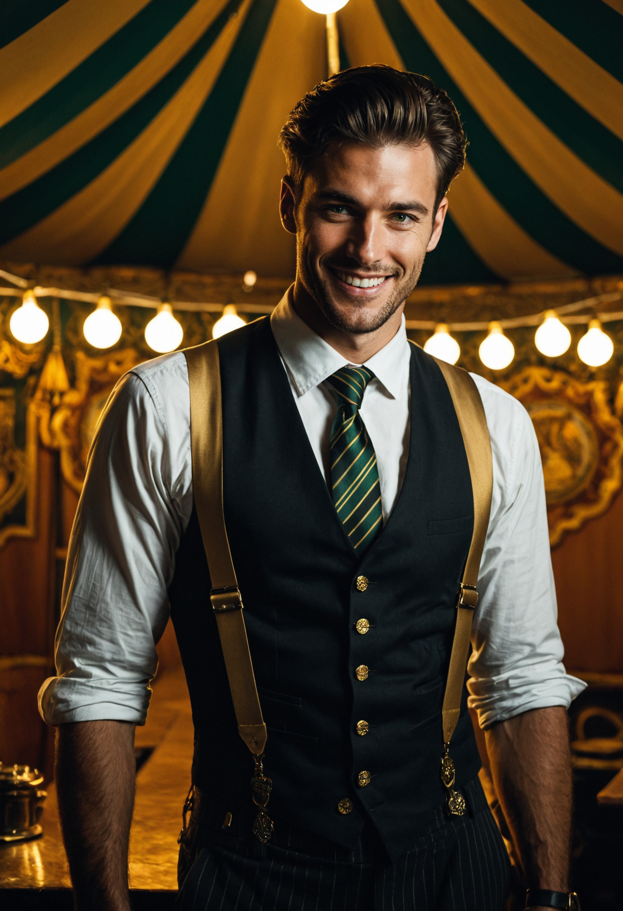 Shepherd at the tent